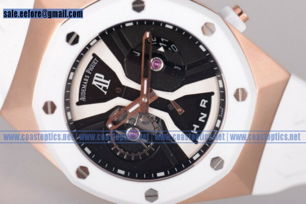 Audemars Piguet Royal Oak Concept Watch Replica Rose Gold 26223RO.OO.D010CA.01 (EF) - Click Image to Close